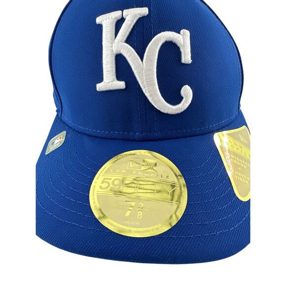 New Era Blue Kansas City Authentic Collection 59FIFTY Fitted Hat Size 7 3/8 - Picture 10 of 11